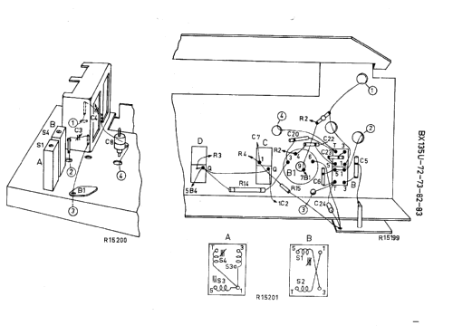 BX135U /73 /83; Philips; Eindhoven (ID = 44265) Radio