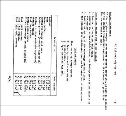 BX236U /62; Philips; Eindhoven (ID = 2420601) Radio