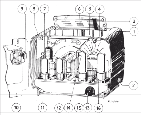 BX281U /00; Philips; Eindhoven (ID = 1595095) Radio