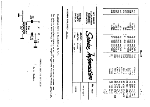 BX446U; Philips; Eindhoven (ID = 45156) Radio