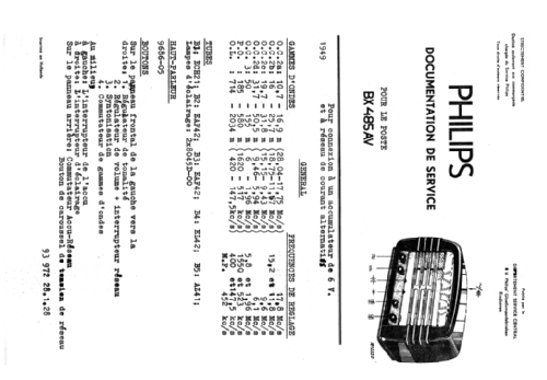 BX485AV; Philips; Eindhoven (ID = 883104) Radio