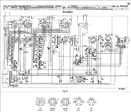 BX695A /00 /02; Philips; Eindhoven (ID = 42705) Radio