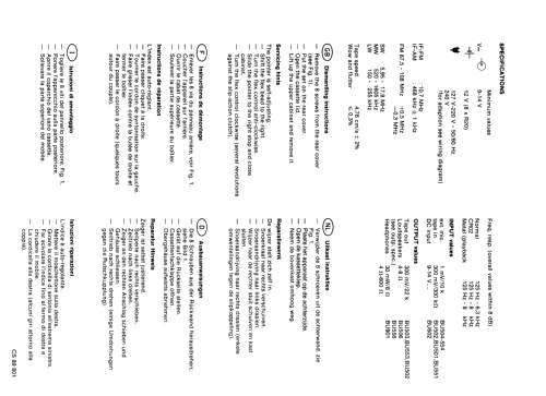 D8434 /00 /05; Philips; Eindhoven (ID = 737919) Radio