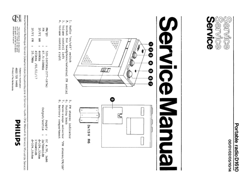 D1610 /02; Philips; Eindhoven (ID = 1325287) Radio