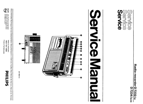 D7234 /00 /05; Philips; Eindhoven (ID = 737379) Radio