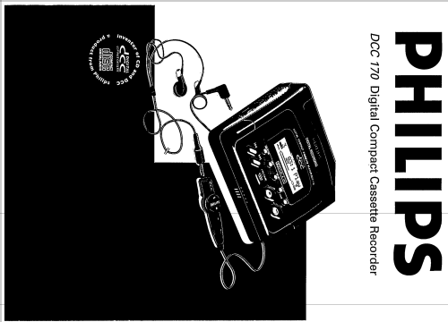 DCC Cassette Recorder DCC170 /00; Philips; Eindhoven (ID = 2071904) R-Player