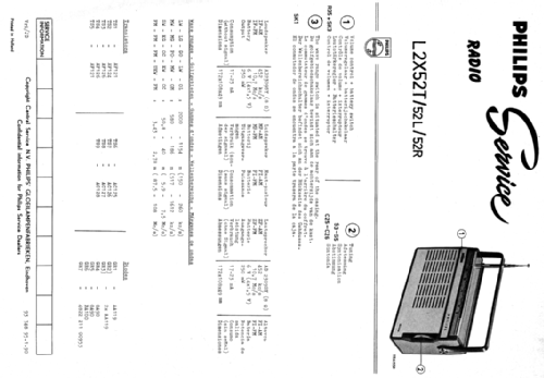 de Luxe L2X52T /52R; Philips; Eindhoven (ID = 2298766) Radio