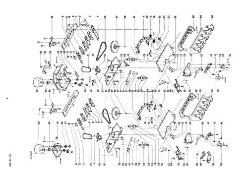 Dual Stereo Cassette Mechanism TN21SW-1482; Philips; Eindhoven (ID = 2585844) R-Player