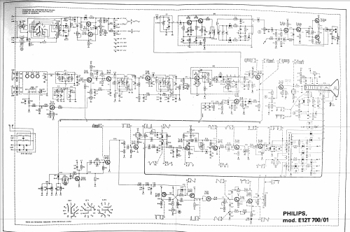 E12T700 /01; Philips Ibérica, (ID = 2690456) Television