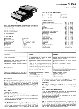 EL3305; Philips; Eindhoven (ID = 3105325) Sonido-V