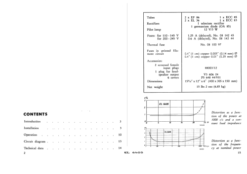 EL6405; Philips; Eindhoven (ID = 952957) Ampl/Mixer