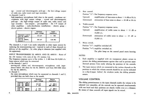 EL6405; Philips; Eindhoven (ID = 952960) Ampl/Mixer