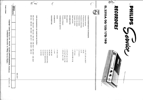 EL3310 /00; Philips; Eindhoven (ID = 880629) Ton-Bild