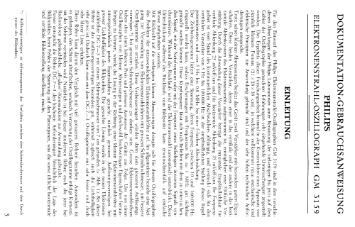 Elektronenstrahl-Oszillograph GM3159; Philips; Eindhoven (ID = 702920) Equipment