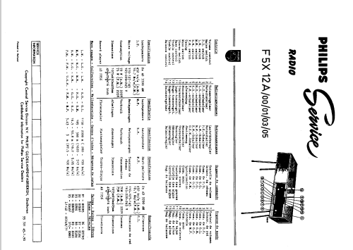 F5X12A /03 /05; Philips; Eindhoven (ID = 42848) Radio