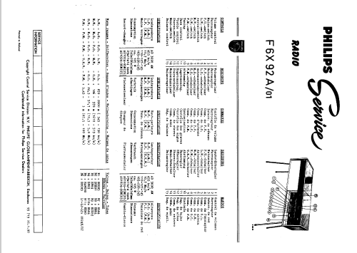 F6X92A /01; Philips; Eindhoven (ID = 46220) Radio