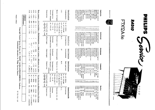 F7X12A /00; Philips; Eindhoven (ID = 43262) Radio