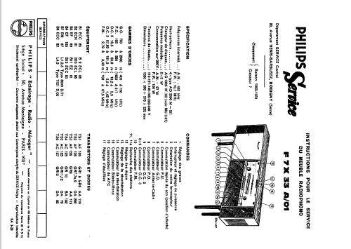 F7X33A /01; Philips; Eindhoven (ID = 42592) Radio