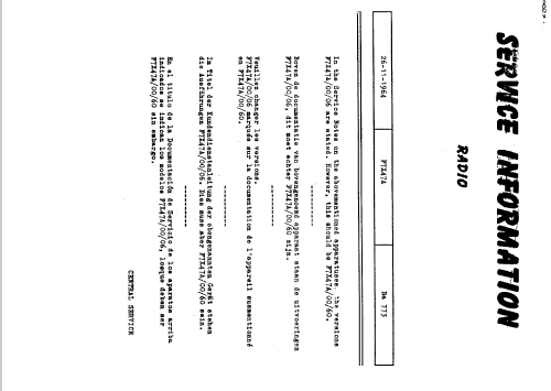 F7X47A /06; Philips; Eindhoven (ID = 43056) Radio