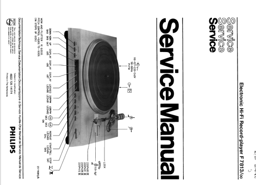 F-7813 /00; Philips; Eindhoven (ID = 1327585) R-Player