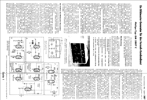 Test Pattern Generator GM2887/C; Philips; Eindhoven (ID = 444052) Equipment