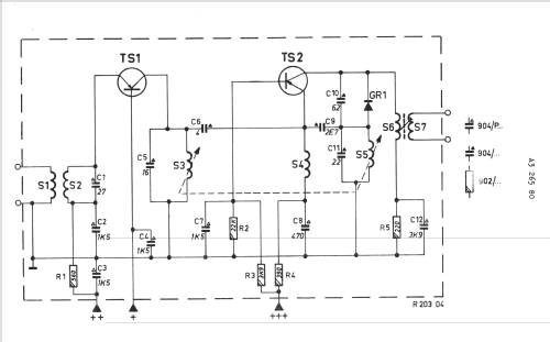 FM Tuner Module A3 265 80; Philips; Eindhoven (ID = 1513979) Converter