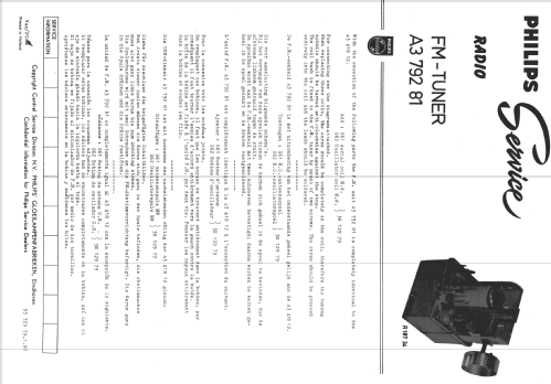 FM Tuner Module A3 792 81; Philips; Eindhoven (ID = 1513971) Converter