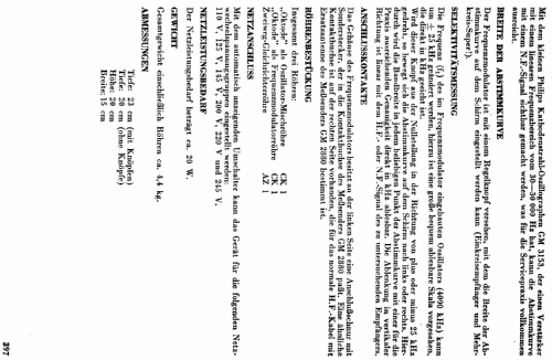 Frequenzmodulator GM2881; Philips; Eindhoven (ID = 308666) Equipment