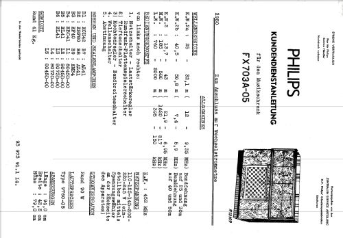 FX703A; Philips; Eindhoven (ID = 2296969) Radio