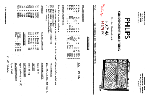 FX714A/20A; Philips; Eindhoven (ID = 2295974) Radio