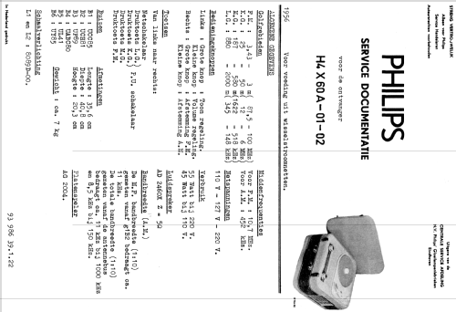 H4X60A-01; Philips; Eindhoven (ID = 2129327) Radio