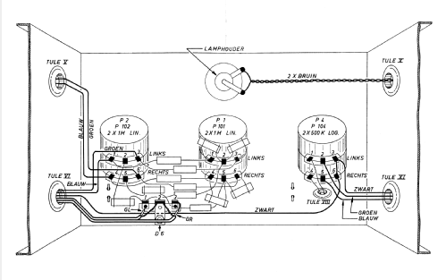 Preamplifier HF306; Philips; Eindhoven (ID = 1740543) Ampl/Mixer