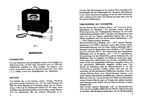 HF-Voltmeter GM6006; Philips; Eindhoven (ID = 379928) Ausrüstung