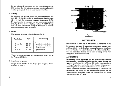 Hochfrequenz-Millivoltmeter GM6016; Philips; Eindhoven (ID = 379946) Equipment