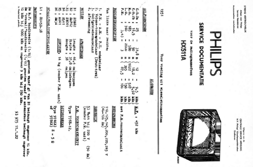 HX511-A20; Philips; Eindhoven (ID = 1340228) Radio