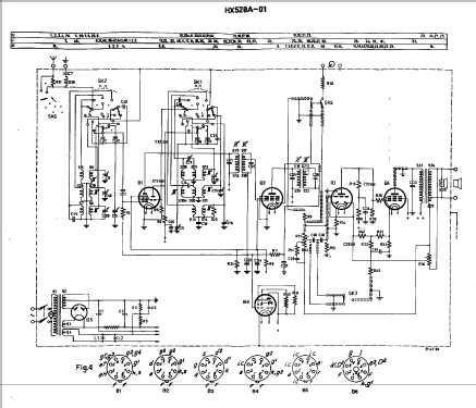 HX528A /01; Philips; Eindhoven (ID = 43636) Radio