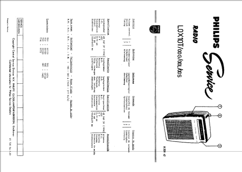 Transistor Six L0X10T /00G; Philips; Eindhoven (ID = 1342683) Radio