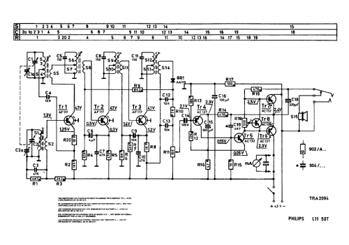 L11 50T; Philips; Eindhoven (ID = 461180) Radio