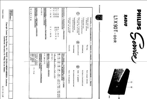 L1X90T /00R /00X /00S; Philips; Eindhoven (ID = 548038) Radio