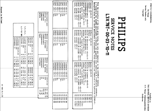 L3X78T; Philips; Eindhoven (ID = 1308519) Radio