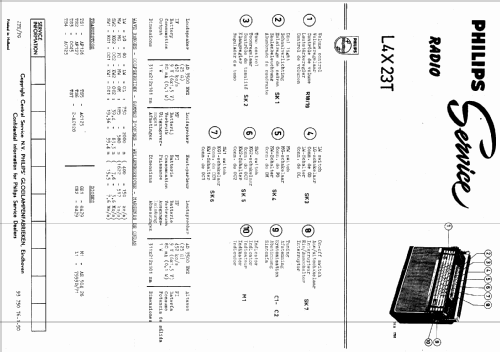 L4X23T; Philips; Eindhoven (ID = 404444) Radio