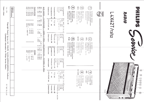 L4X42T /13 /52; Philips Belgium (ID = 2299697) Radio