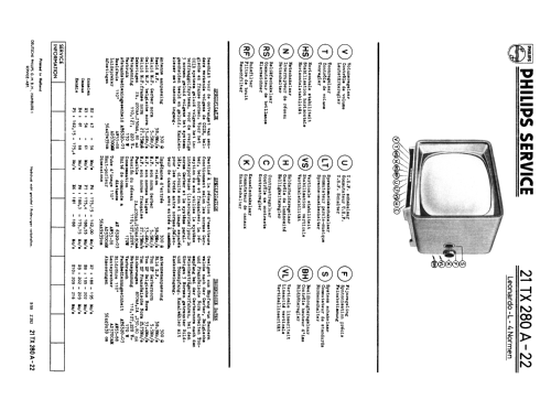 Leonardo L - 4 Normen 21TX280A /22; Philips; Eindhoven (ID = 1918887) Television