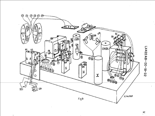 LX422AB /29 /49; Philips; Eindhoven (ID = 1055113) Radio