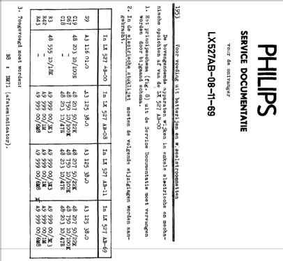 LX527AB /69; Philips; Eindhoven (ID = 2057689) Radio