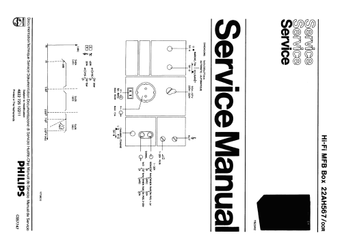 Motional Feedback Box 567 Electronic 22AH567 /00R; Philips; Eindhoven (ID = 2095468) Speaker-P