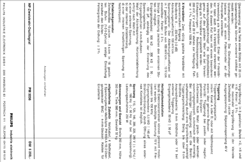 NF-Zweistrahl-Oszillograf PM3236; Philips; Eindhoven (ID = 2152825) Equipment