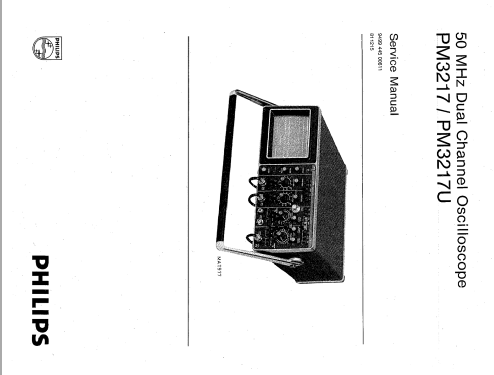 Oscilloscope PM3217; Philips; Eindhoven (ID = 1705357) Equipment