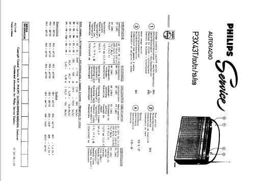 P3X43T /00; Philips; Eindhoven (ID = 48233) Radio