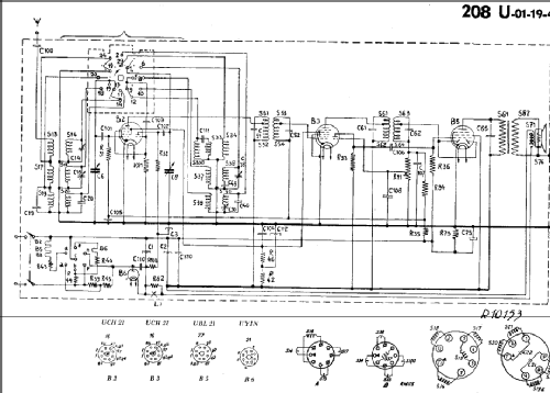 Philetta 208U-01; Philips; Eindhoven (ID = 1407174) Radio